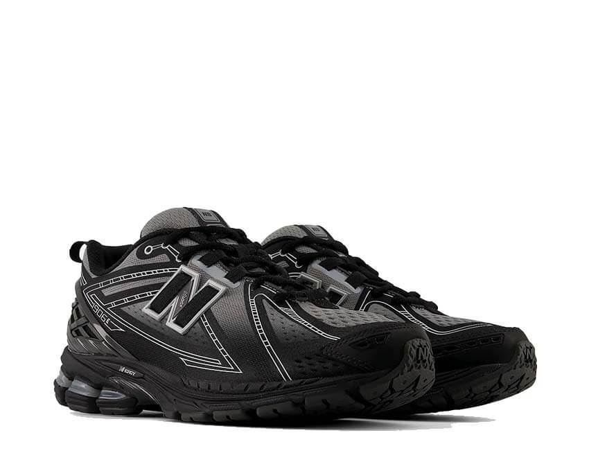 New Balance 1906E Noir vue latérale — tige mesh ABZORB SBS running lifestyle