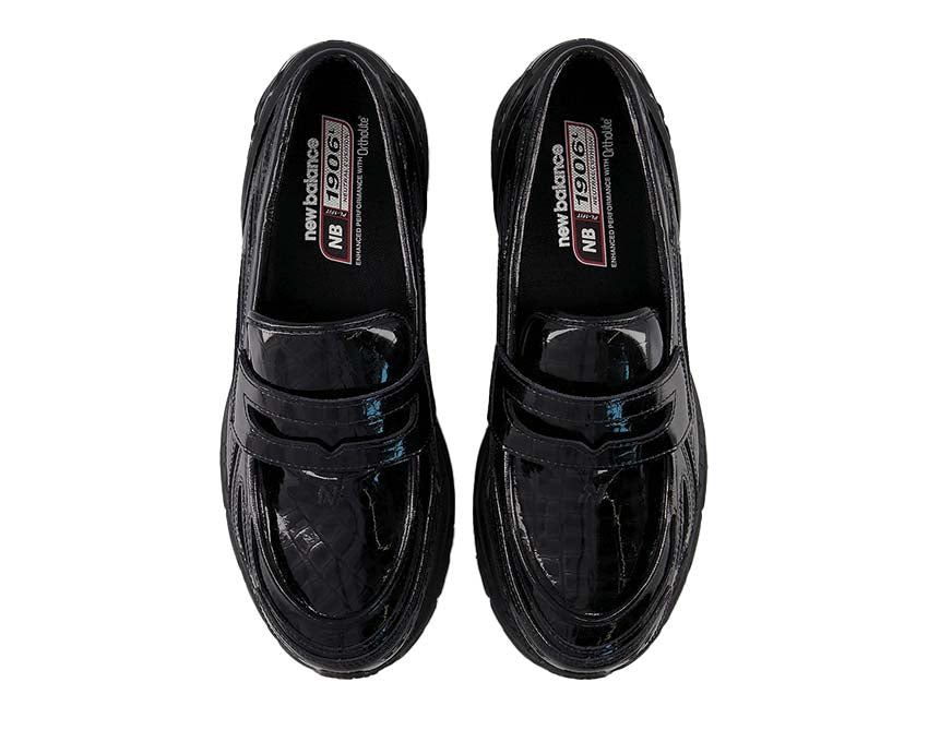 New Balance 1906L Black Detail — Leder und Mesh Obermaterial