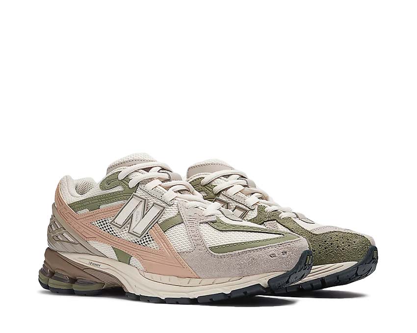 New Balance 1906N Linen vista lateral — upper multi-material resistente