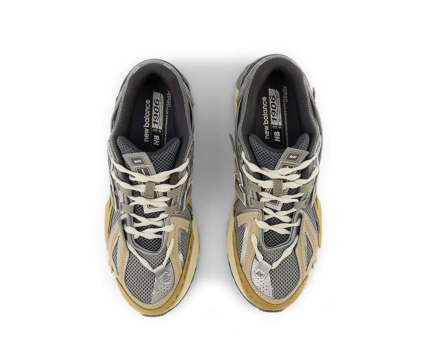 New Balance 1906 Protection Pack Great Plains dettaglio — materiali premium texturizzati
