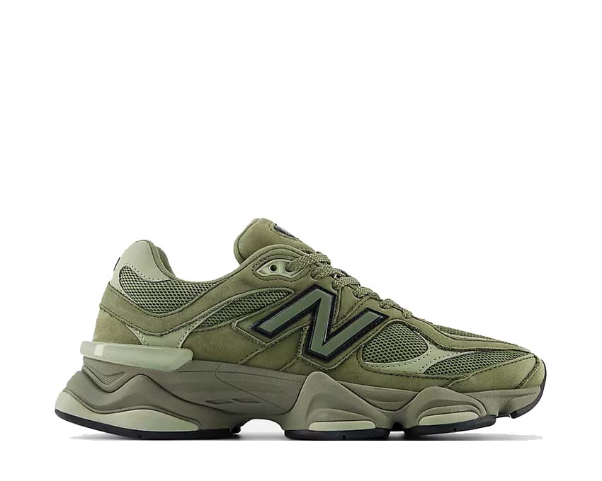 New Balance 9060 Dark Olivine — Unisex Sneaker tiefes Khaki