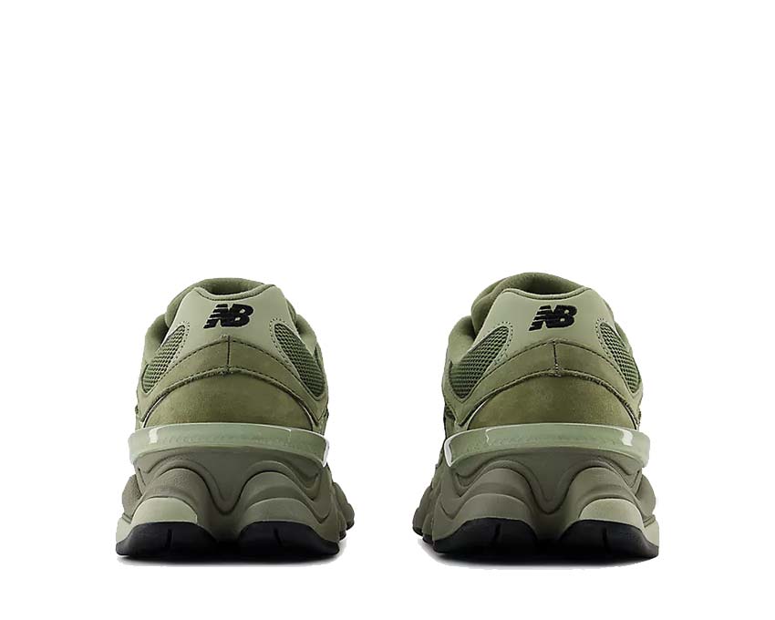 New Balance 9060 Dark Olivine Sohle — dicke Lifestyle-Sohle
