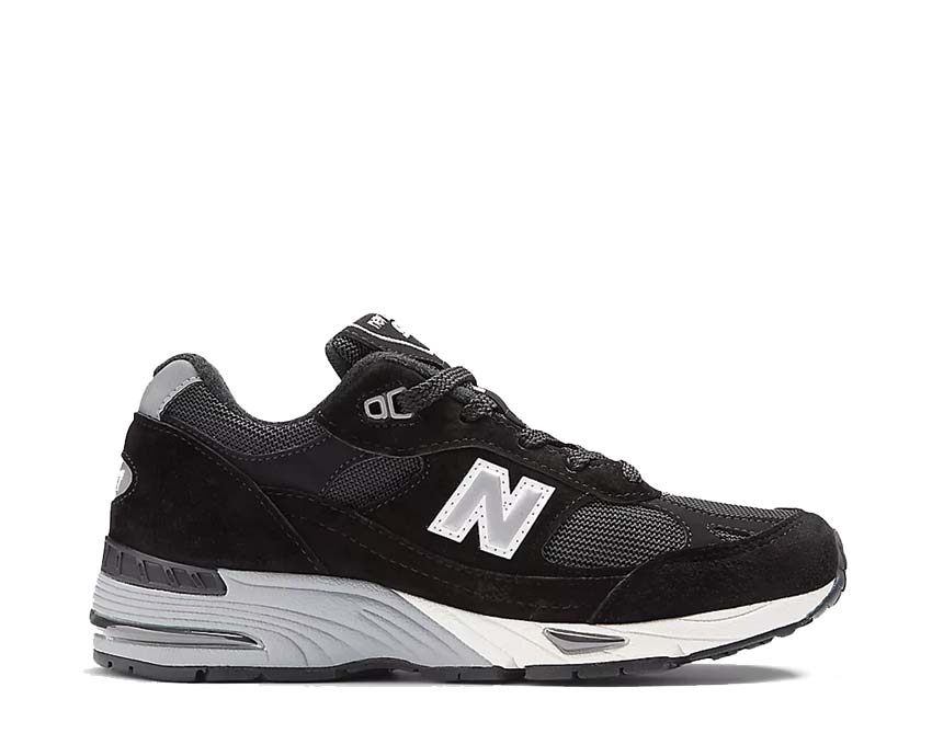 New Balance 991 Made in UK Black Silver — sneaker homme fabriquée en Angleterre