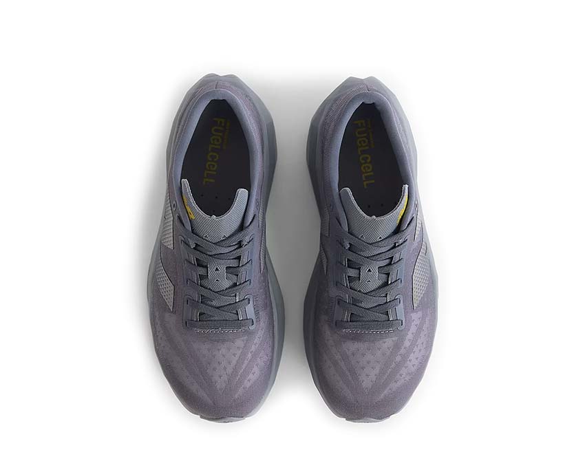 New Balance FuelCell Rebel V4 Dark Arctic Grey détail — mesh ventilé ultra-léger