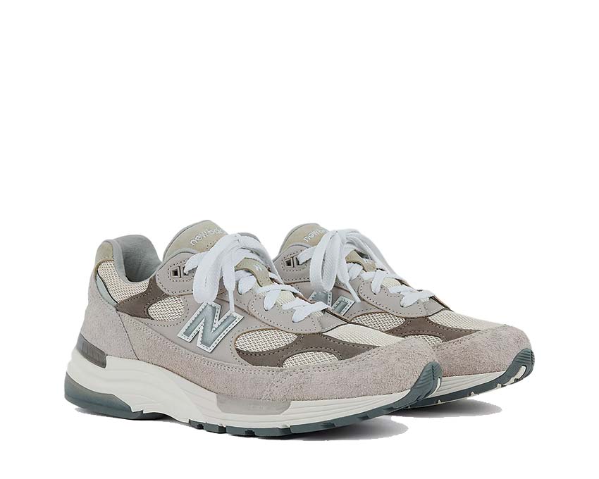 New Balance 992 Moonrock vue latérale — tige multimatière tons lunaires Made in USA