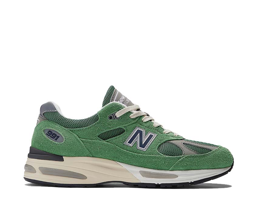  New Balance Made in UK 991v2 "Grounded Pastels" Mineral Green / Comfrey - Moon Mist U991GV2 