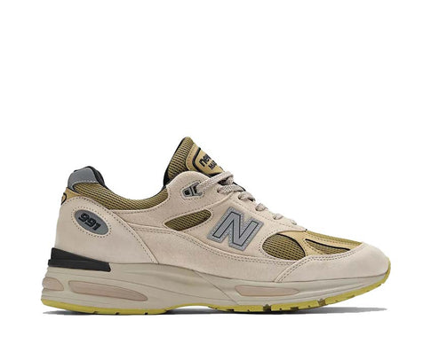 New Balance 991v2 Made in UK Silver Birch — Herren Sneaker Lifestyle natürliche Farbtöne