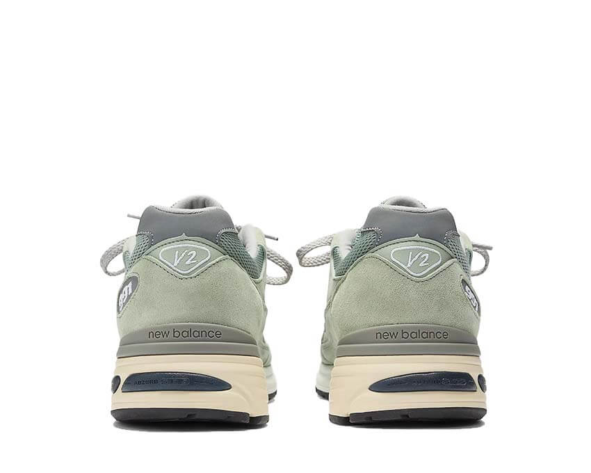 New Balance 991v2 Sea Grass semelle — amorti ABZORB et ENCAP Made in UK