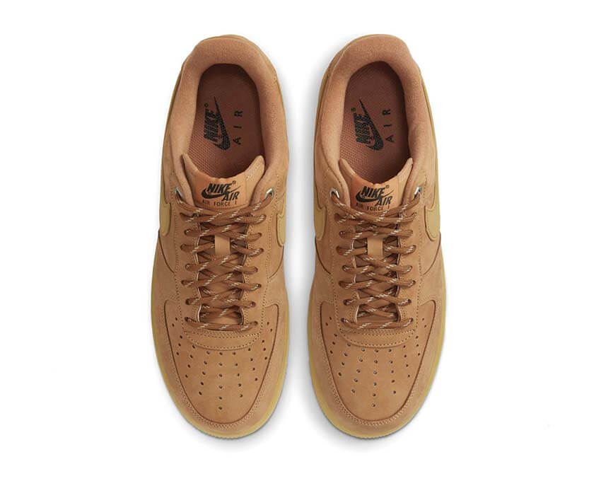 Nike Air Force 1 '07 Wheat — vue de dessus