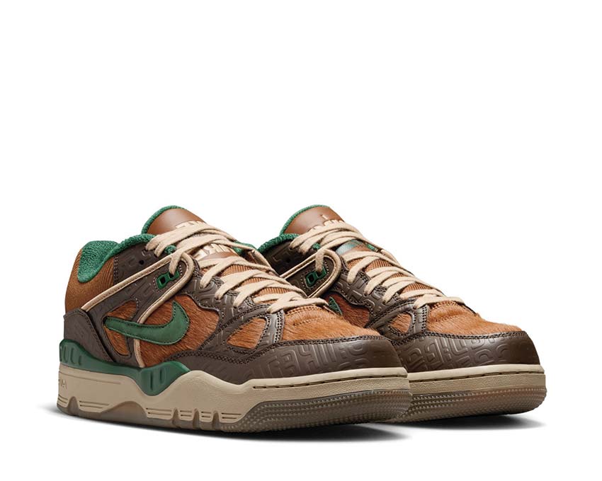 Nike Air Force 3 Low SP x Nigo Baroque Brown semelle — semelle cupsole marron