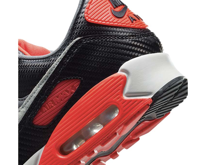 nike air max 90 black red