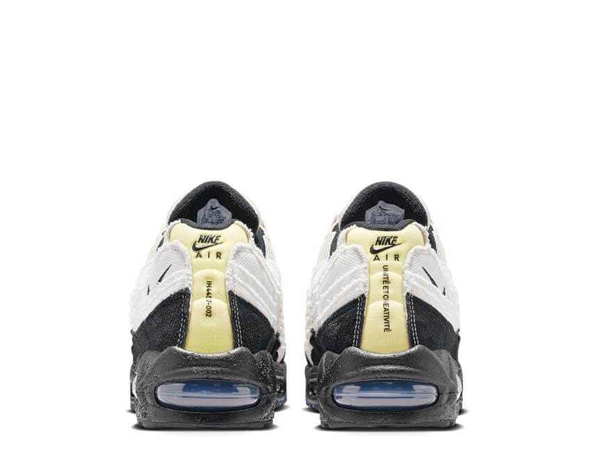 Nike Air Max 95 Big Bubble Atelier détail — tige mesh et empiècements superposés
