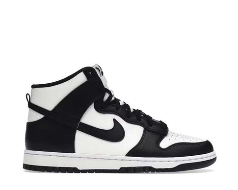 Nike Dunk High Retro White Black Orange — sneaker unisexe tige montante