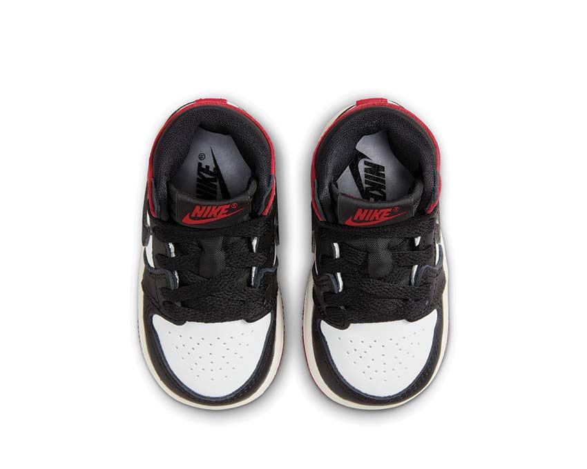 Jordan 1 Retro High OG Black Toe TD — vue trois quarts Black Toe Jordan TD