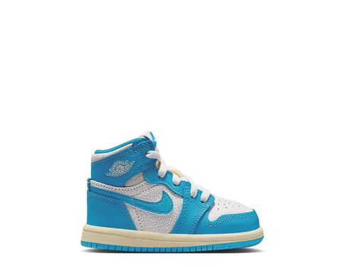 Jordan 1 Retro High OG UNC Reimagined TD Dk Powder Blue — kids sneaker blue Jordan