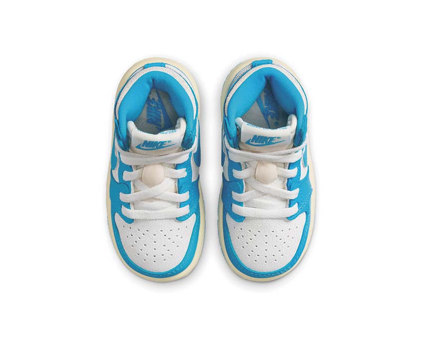 Jordan 1 Retro High OG UNC Reimagined TD — three-quarter view Powder Blue Jordan TD