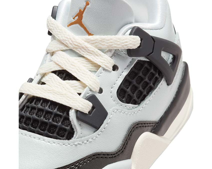 Jordan 4 Retro TD Pure Platinum — sneakers amorti Air visible tout-petit