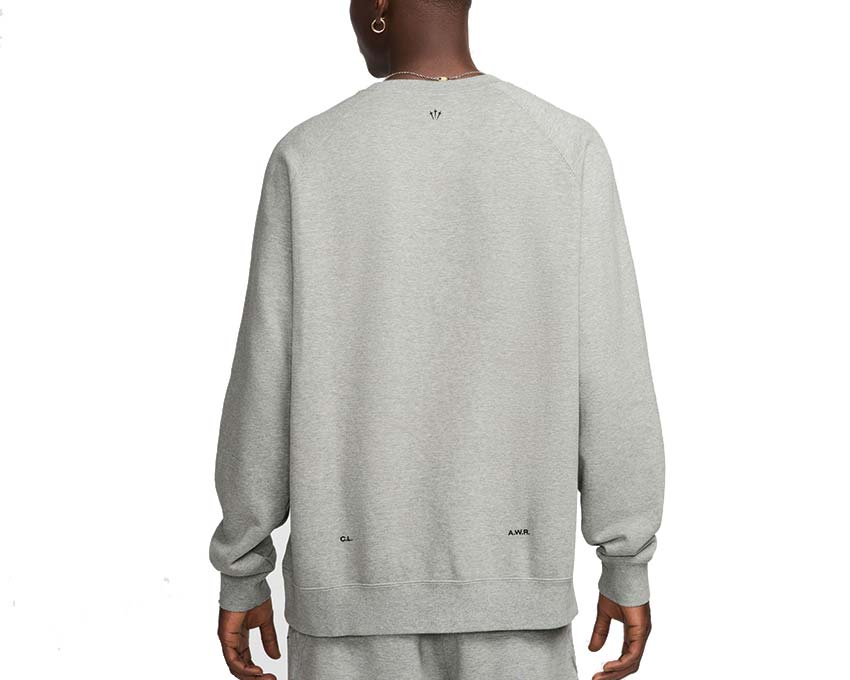 Nike M NRG Nocta CS Crew Fleece DK Grey Heather / Black FN8160-063