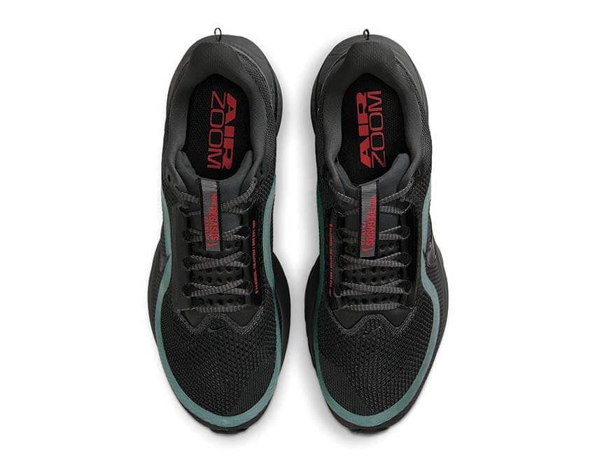 Nike Pegasus Premium Anthracite — vue trois quarts gris anthracite running
