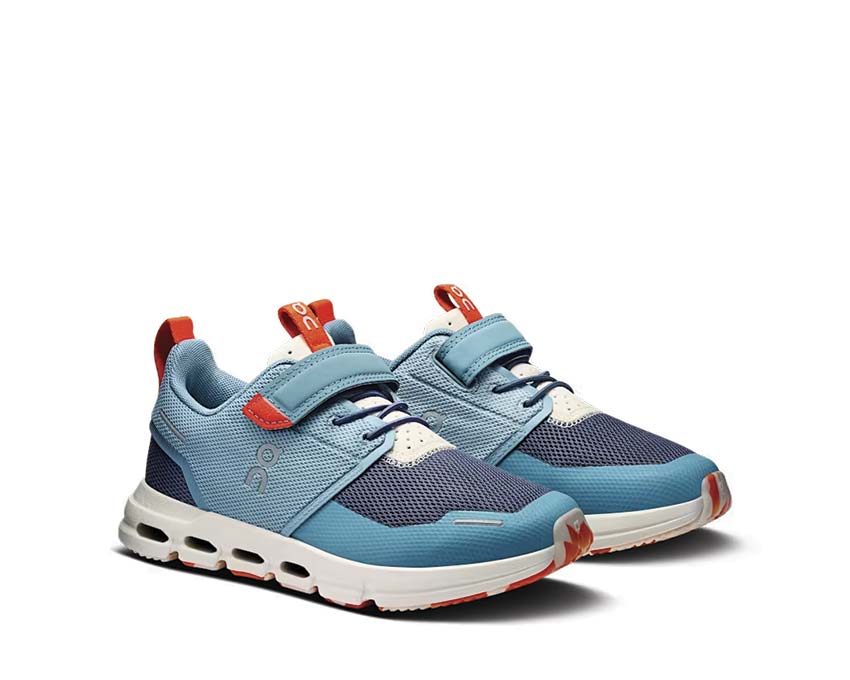 On Cloud Play Dust Kids — sneakers enfant CloudTec biométrie Dust/Dew