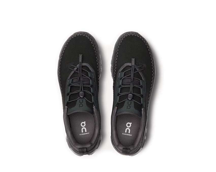 On Cloudaway 2 Black/Eclipse dettaglio — mesh traspirante scarpa running uomo