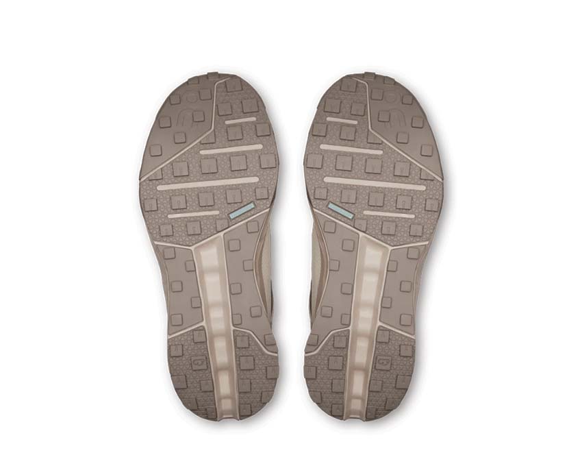 On Cloudhorizon W Ice/Cream detail — breathable mesh women's running shoe