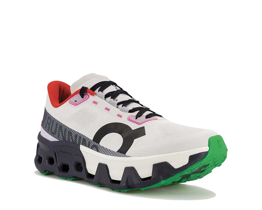 On Cloudmonster Hyper Silver/Iron side view — men's racing profile