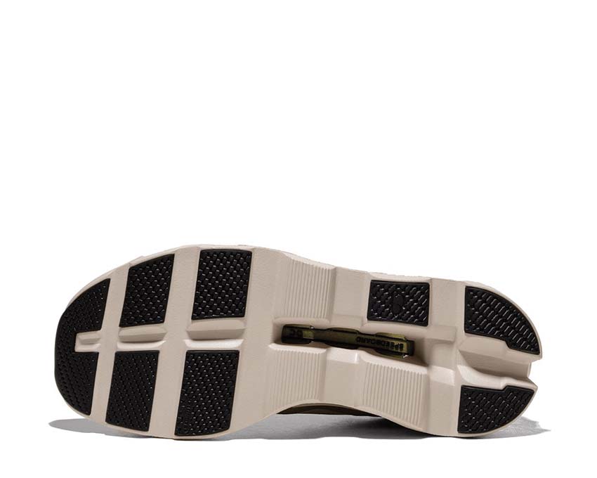 On Cloudmonster Void Lense detalle — upper mesh zapatilla running hombre