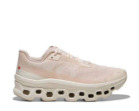 On Cloudmonster Void W Dew/Ivory — zapatilla running mujer CloudTec Void ligereza