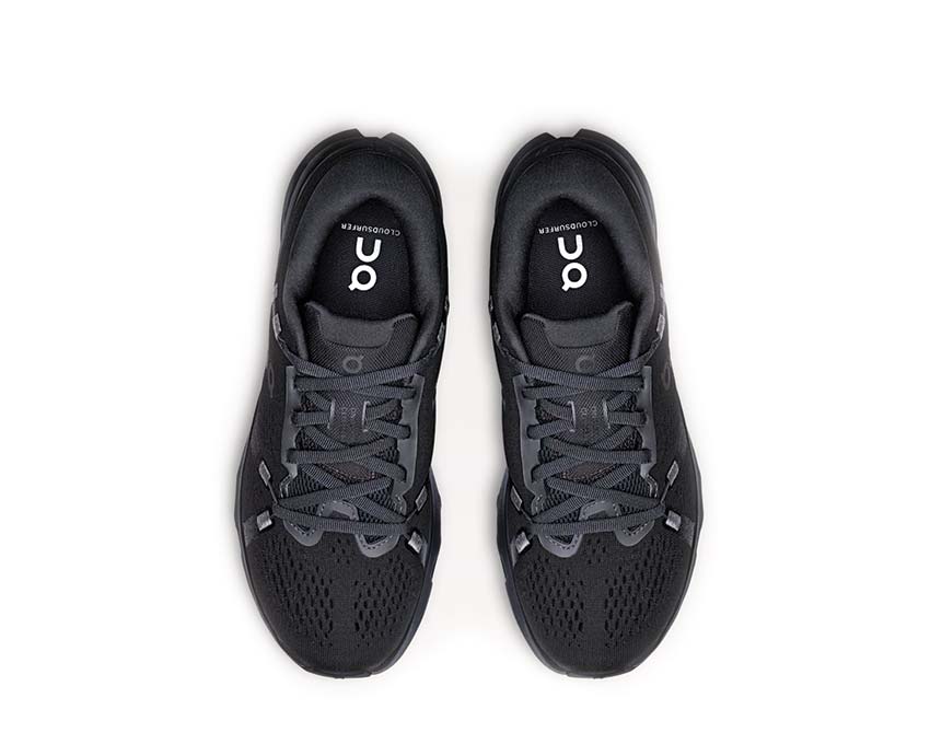 On Cloudsurfer 2 W Black detalle — mesh transpirable zapatilla running mujer