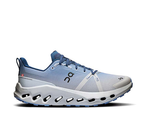 On Cloudsurfer Trail WP Glacier — trail impermeabile scarpa running uomo Missiongrip