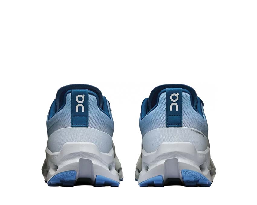 On Cloudsurfer Trail WP Glacier vista laterale — profilo trail impermeabile