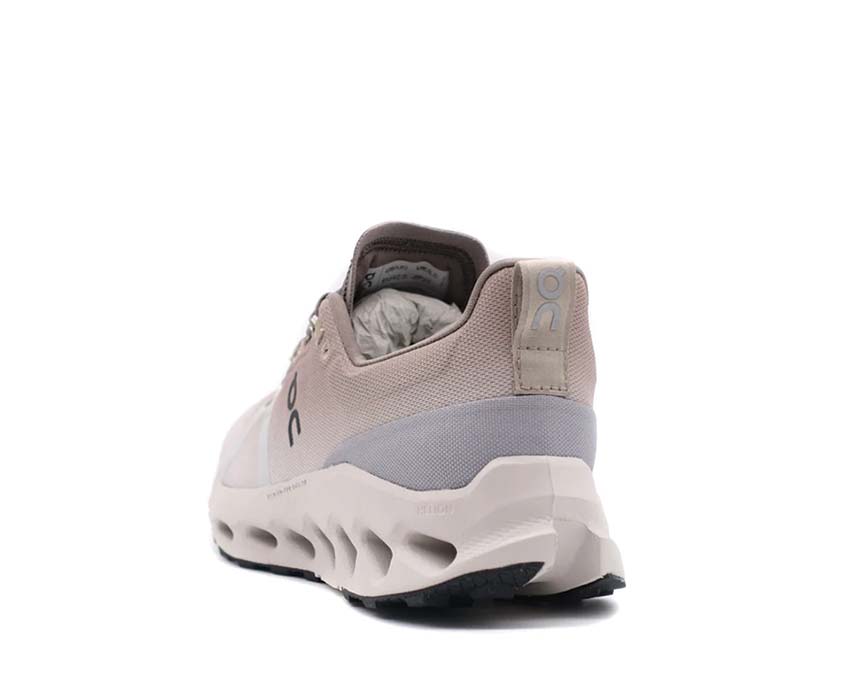 On Cloudsurfer Trail WP Desert/Wolf sole — Missiongrip trail waterproof
