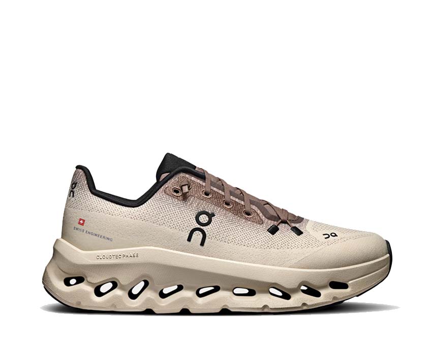 On Cloudtilt W Clove/Sand — sneaker lifestyle femme plateforme inclinée