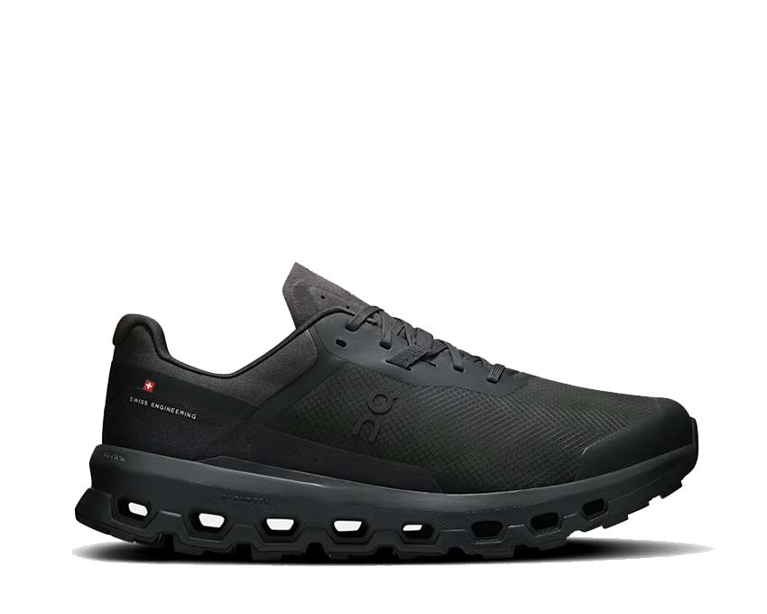 On Cloudvista 2 Black — men's light trail shoe breathable mesh upper
