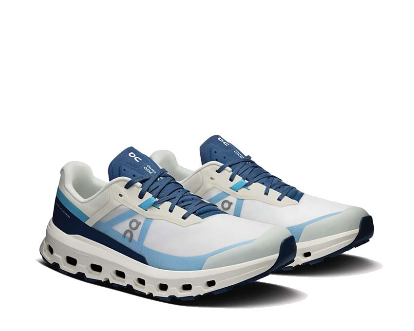 On Cloudvista 2 Cream/Horizon vista lateral — perfil trail ligero