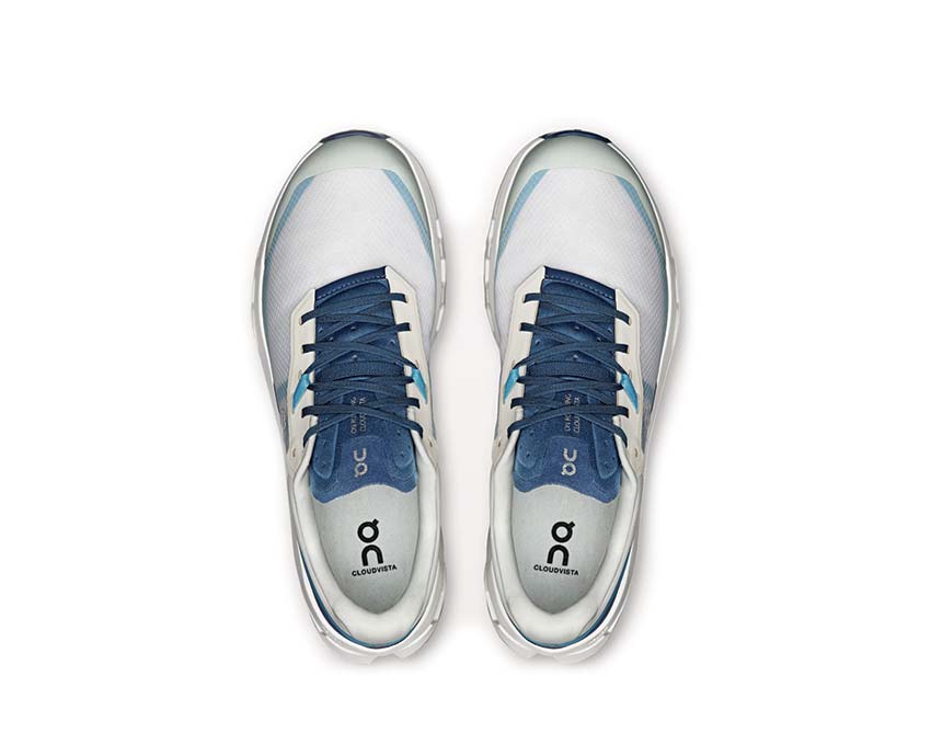 On Cloudvista 2 Cream/Horizon detalle — mesh transpirable trail hombre