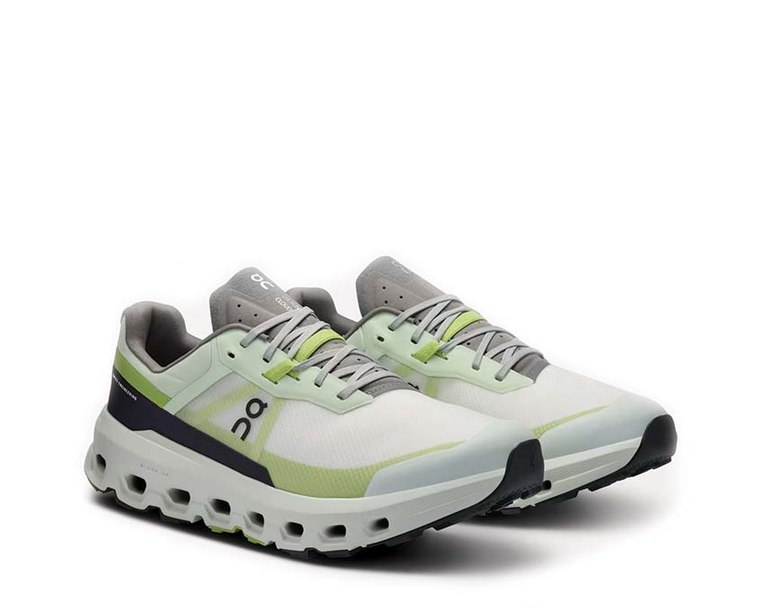 On Cloudvista 2 Lima/Kiwi vista lateral — perfil trail ligero hombre