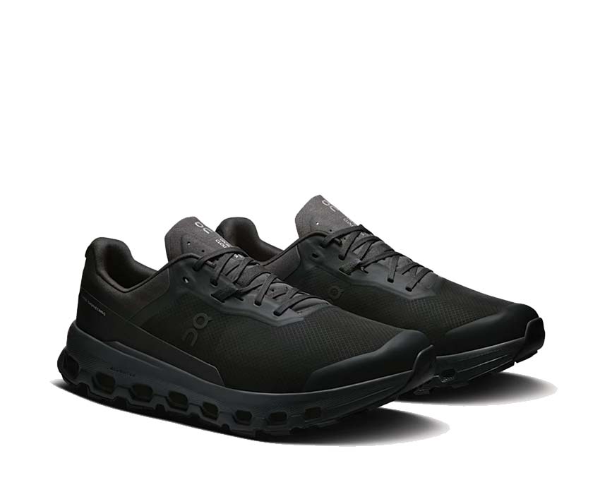 On Cloudvista 2 W Black side view — light trail women's shoe profile