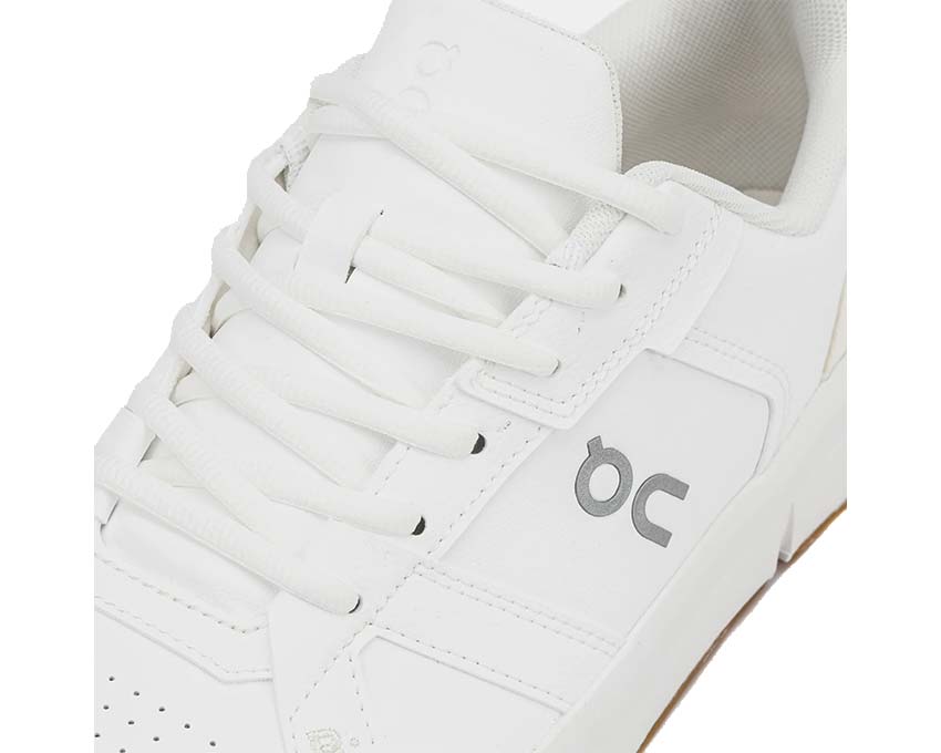 On The Roger Clubhouse White/Gum vista lateral — zapatilla tenis Roger Federer