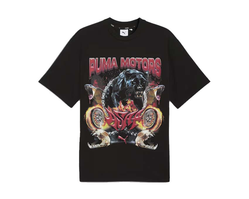 Puma x A$AP Rocky Motors Tee Black — t-shirt homme noir moteur collab A$AP Rocky
