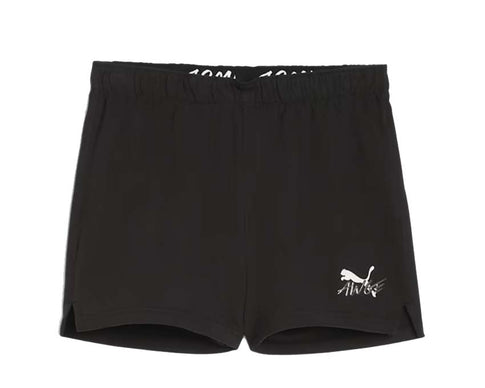 Puma x A$AP Rocky Jersey Short Black — short jersey noir collab A$AP Rocky
