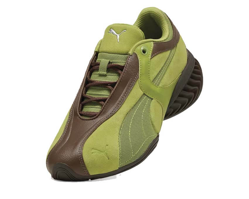Puma Cell Geo 1 Tart Apple vue latérale — vert pomme tart Cell Geo 1