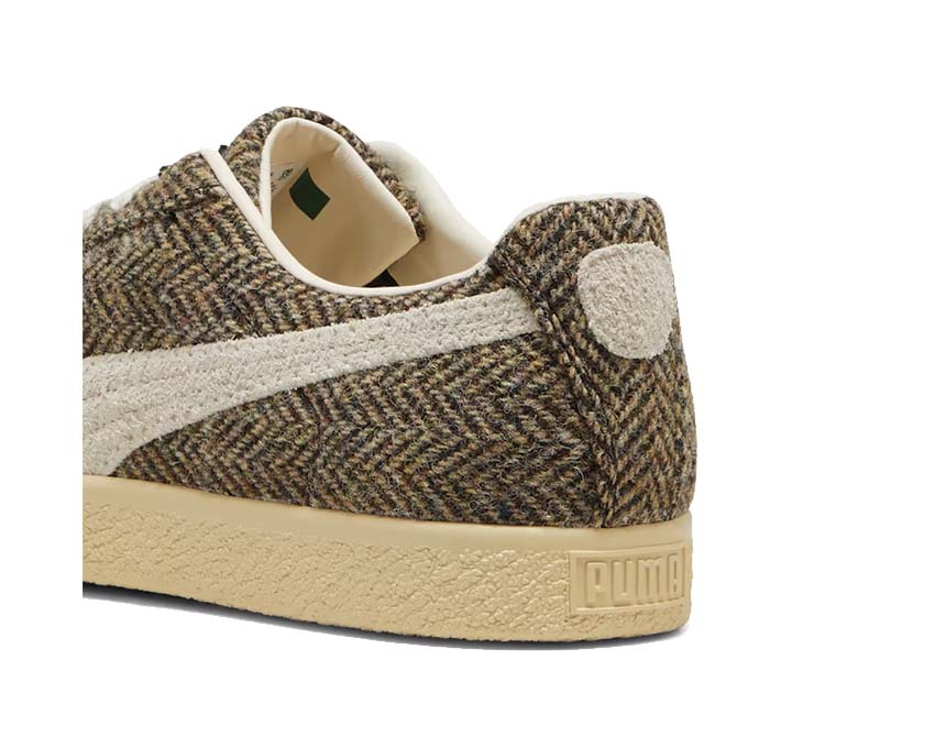 Puma Clyde Harris Tweed Chamomile semelle — semelle gomme classique