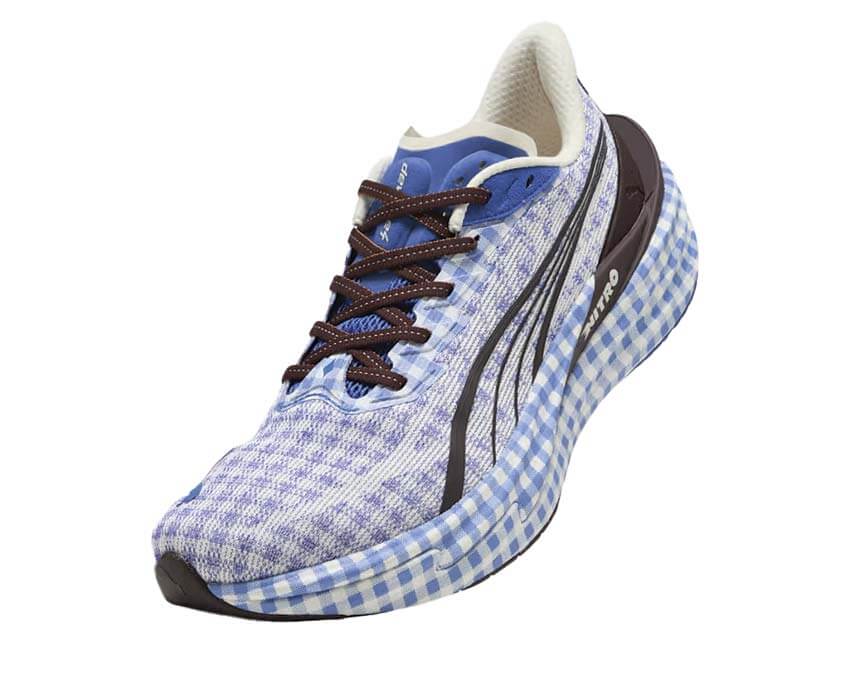 Puma Deviate Nitro 4 Check Bleu vue — bleu royal Deviate Nitro 4 Check