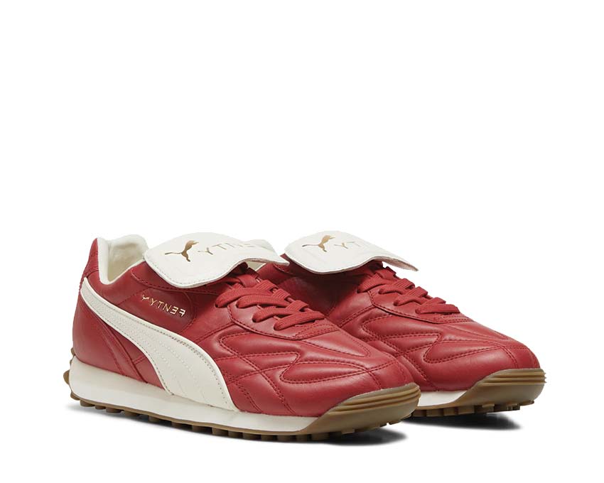 Puma x Fenty Avanti L Club Red vista lateral — diseño Fenty elegante