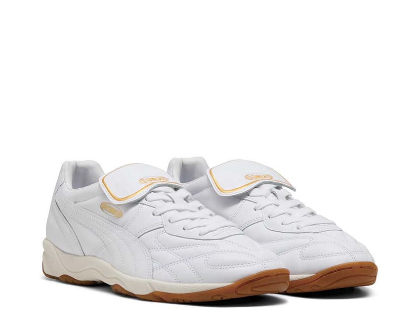 Puma King Indoor Blanc semelle — semelle plate indoor blanc ivoire