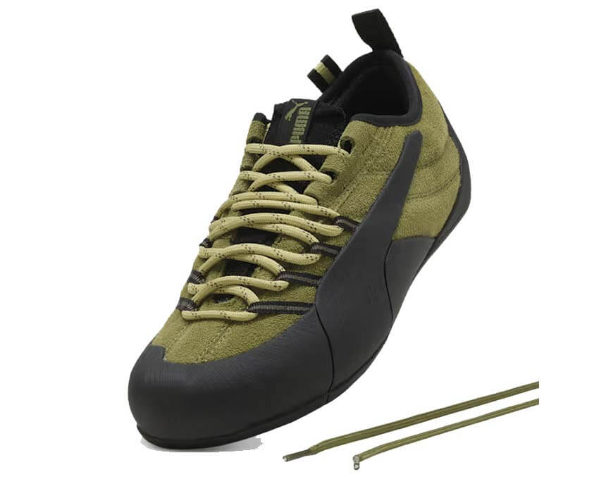 Puma Klim Vert Olive vue latérale — mesh olive green Klim Puma