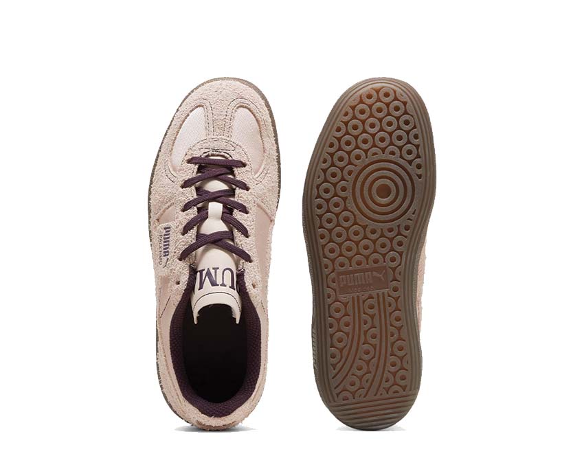 Puma Palermo Clobber Dresscode W Island Pink detalle — piezas de cuero
