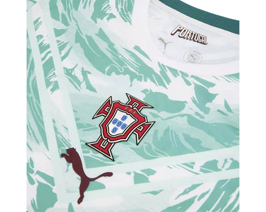 Puma Portugal Away Jersey Blanc vue — maillot joueur blanc Portugal Puma